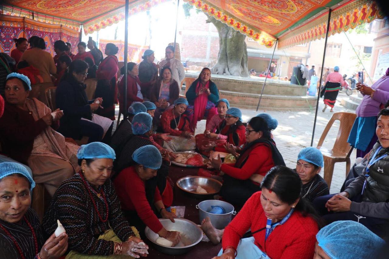 Empowering Hands Through Traditional Yomari Making