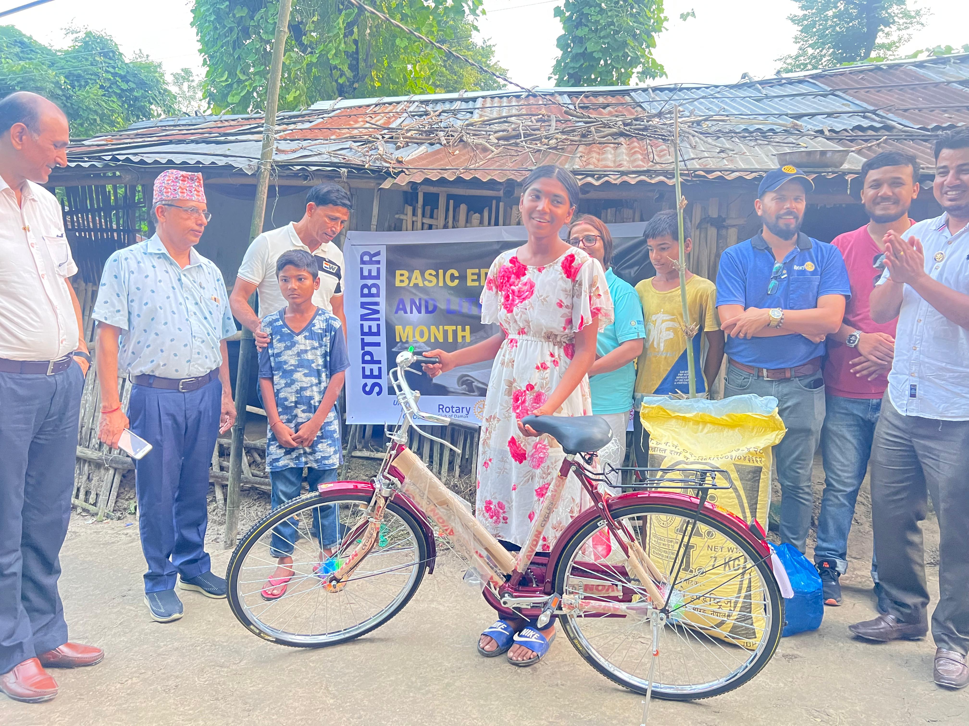 Empowering students supporting on Literacy Day