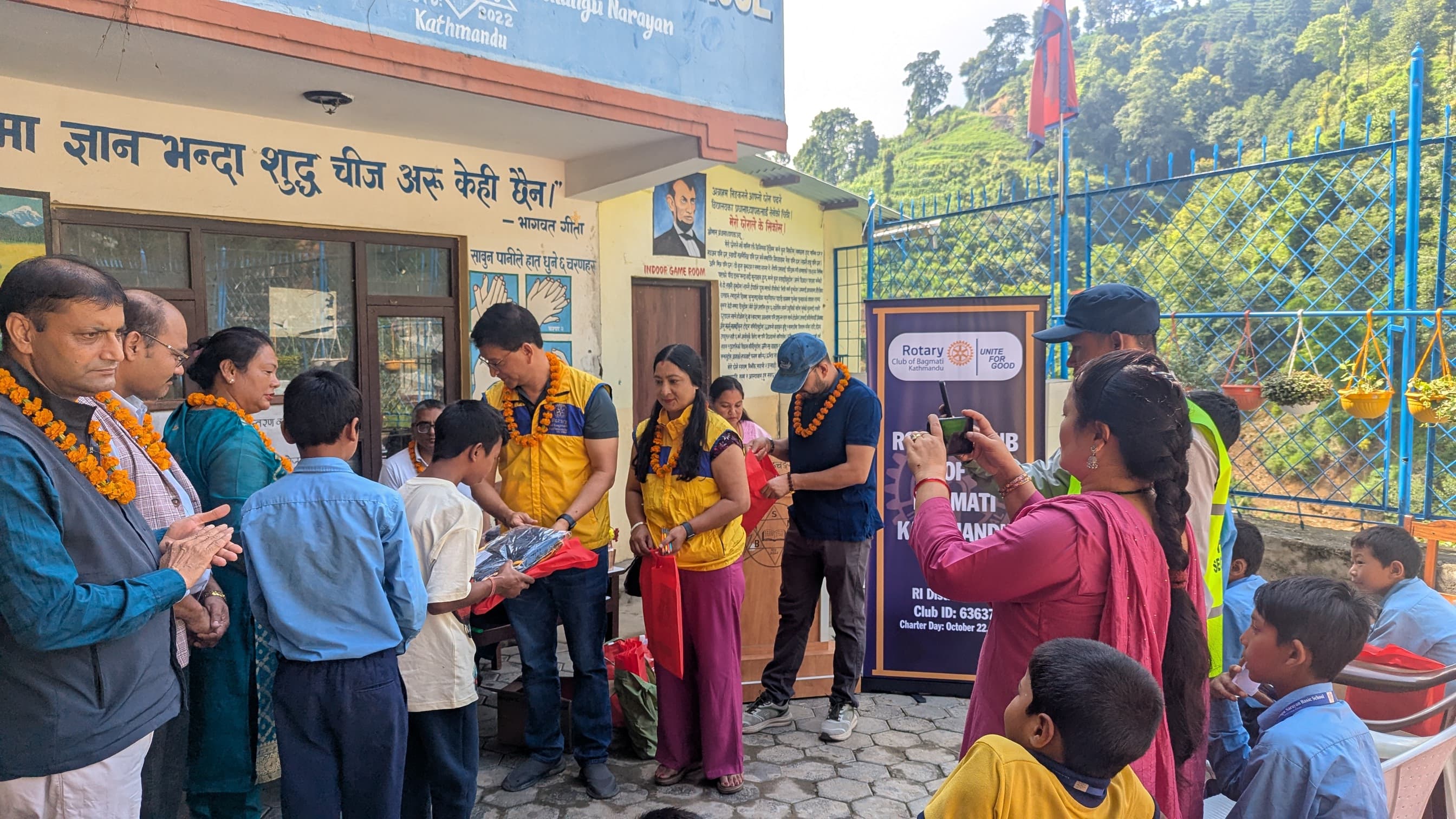 Service Project: 1 School Uniform & Stationary Distribution