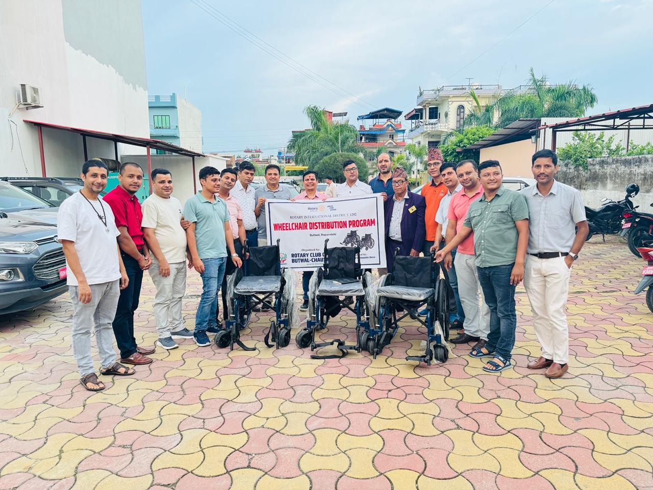 3 wheel chair distribution