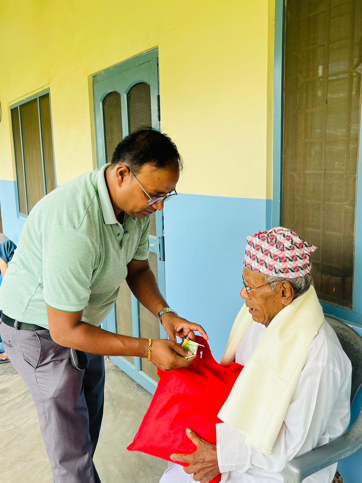 Celebrating Kushe Amawasya & Fathers Day with Service to Elders